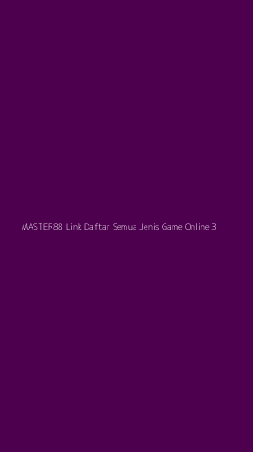 Tampilan Antarmuka Aplikasi Master88 Link Daftar Semua Jenis Game Online - 3