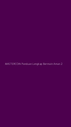 Tampilan Antarmuka Aplikasi Mastercoin Panduan Lengkap Bermain Aman - 2