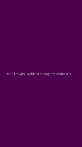 Tampilan Antarmuka Aplikasi Mastermpo Aplikasi Kebugaran Android - 3
