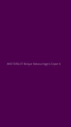 Tampilan Antarmuka Aplikasi Masterslot Belajar Bahasa Inggris Cepat - 4