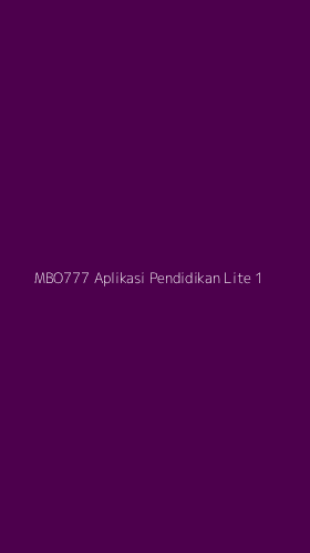 Tampilan Antarmuka Aplikasi Mbo777 Aplikasi Pendidikan Lite - 1