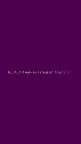 Tampilan Antarmuka Aplikasi Medali4d Aplikasi Kebugaran Android - 3
