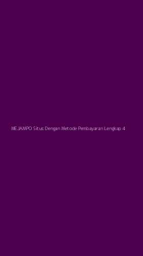 Tampilan Antarmuka Aplikasi Mejampo Situs Dengan Metode Pembayaran Lengkap - 4