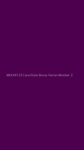 Tampilan Antarmuka Aplikasi Mekar123 Cara Klaim Bonus Harian Member - 2