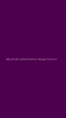 Tampilan Antarmuka Aplikasi Melayu4d Login Platform Belajar Online - 4