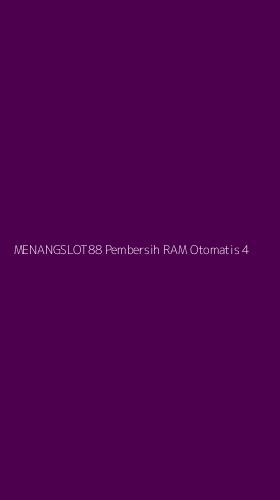 Tampilan Antarmuka Aplikasi Menangslot88 Pembersih Ram Otomatis - 4