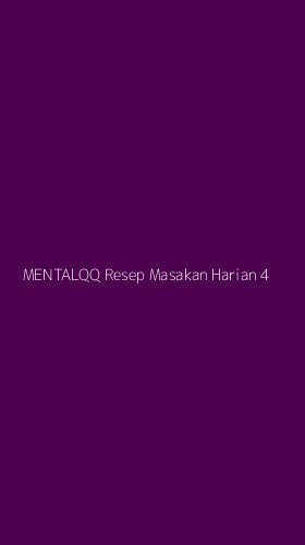 Tampilan Antarmuka Aplikasi Mentalqq Resep Masakan Harian - 4