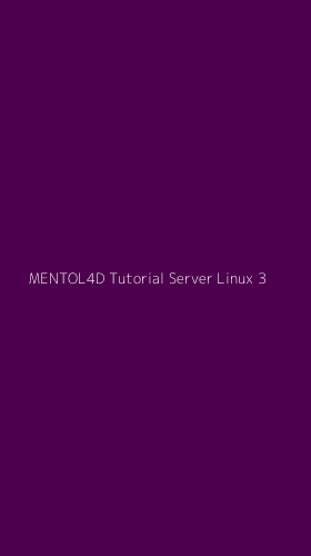 Tampilan Antarmuka Aplikasi Mentol4d Tutorial Server Linux - 3