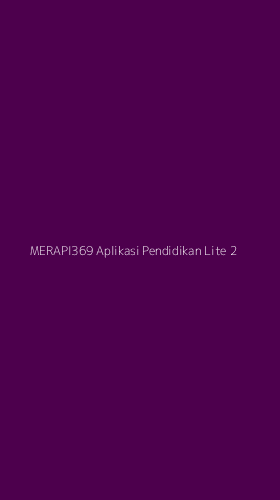 Tampilan Antarmuka Aplikasi Merapi369 Aplikasi Pendidikan Lite - 2