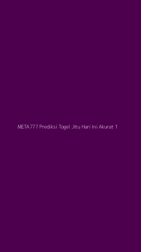 Tampilan Antarmuka Aplikasi Meta777 Prediksi Togel Jitu Hari Ini Akurat - 1