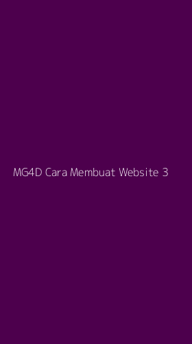 Tampilan Antarmuka Aplikasi Mg4d Cara Membuat Website - 3