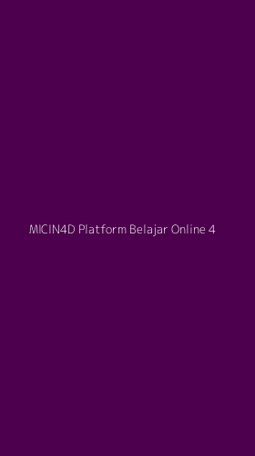 Tampilan Antarmuka Aplikasi Micin4d Platform Belajar Online - 4