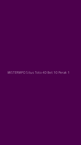 Tampilan Antarmuka Aplikasi Mistermpo Situs Toto 4d Bet 10 Perak - 1