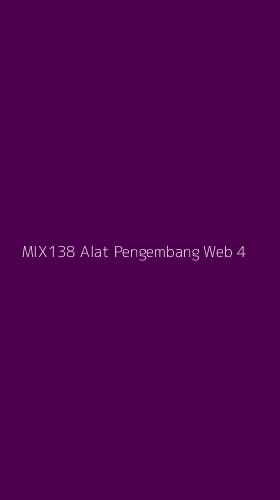Tampilan Antarmuka Aplikasi Mix138 Alat Pengembang Web - 4