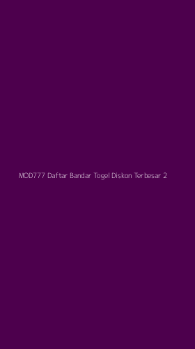 Tampilan Antarmuka Aplikasi Mod777 Daftar Bandar Togel Diskon Terbesar - 2