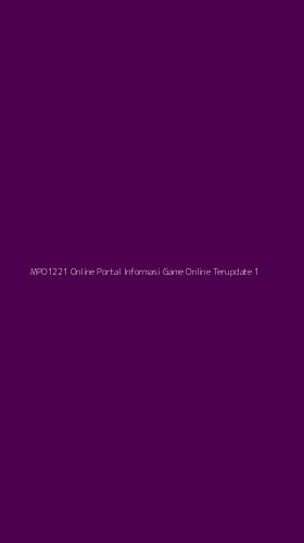 Tampilan Antarmuka Aplikasi Mpo1221 Online Portal Informasi Game Online Terupdate - 1