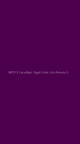 Tampilan Antarmuka Aplikasi Mpo13 Cara Main Togel Colok Jitu Pemula - 3