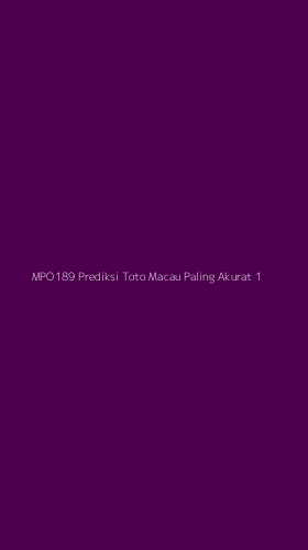 Tampilan Antarmuka Aplikasi Mpo189 Prediksi Toto Macau Paling Akurat - 1