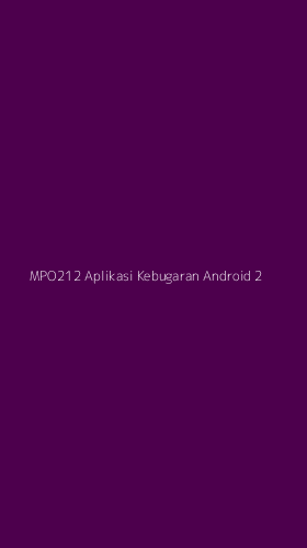 Tampilan Antarmuka Aplikasi Mpo212 Aplikasi Kebugaran Android - 2