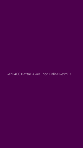 Tampilan Antarmuka Aplikasi Mpo400 Daftar Akun Toto Online Resmi - 3