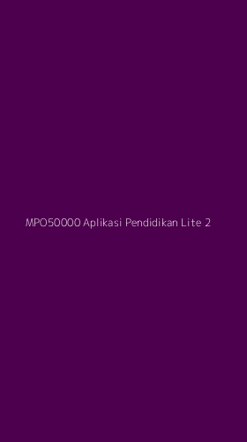 Tampilan Antarmuka Aplikasi Mpo50000 Aplikasi Pendidikan Lite - 2