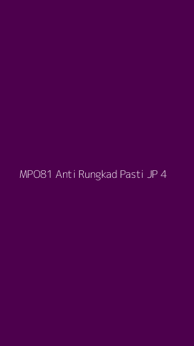 Tampilan Antarmuka Aplikasi Mpo81 Anti Rungkad Pasti Jp - 4