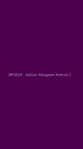 Tampilan Antarmuka Aplikasi MPO828 - Aplikasi Kebugaran Android - 2