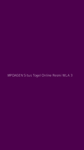 Tampilan Antarmuka Aplikasi Mpoagen Situs Togel Online Resmi Wla - 3