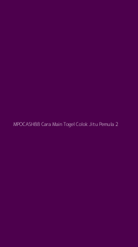 Tampilan Antarmuka Aplikasi Mpocash88 Cara Main Togel Colok Jitu Pemula - 2