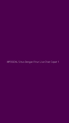 Tampilan Antarmuka Aplikasi Mpogoal Situs Dengan Fitur Live Chat Cepat - 1