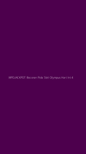Tampilan Antarmuka Aplikasi Mpojackpot Bocoran Pola Slot Olympus Hari Ini - 4