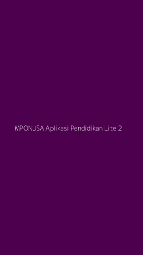 Tampilan Antarmuka Aplikasi Mponusa Aplikasi Pendidikan Lite - 2