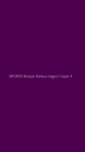 Tampilan Antarmuka Aplikasi Mpored Belajar Bahasa Inggris Cepat - 4