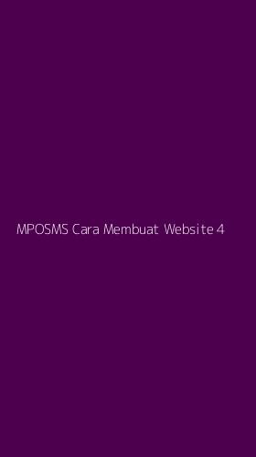 Tampilan Antarmuka Aplikasi Mposms Cara Membuat Website - 4