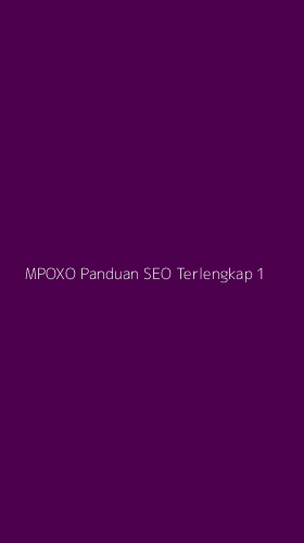 Tampilan Antarmuka Aplikasi Mpoxo Panduan Seo Terlengkap - 1