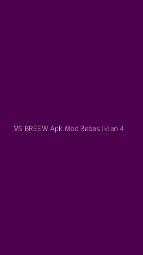 Tampilan Antarmuka Aplikasi Ms Breew Apk Mod Bebas Iklan - 4