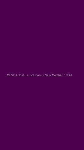 Tampilan Antarmuka Aplikasi Music4d Situs Slot Bonus New Member 100 - 4
