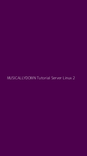 Tampilan Antarmuka Aplikasi Musicallydown Tutorial Server Linux - 2