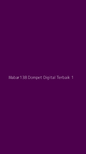 Tampilan Antarmuka Aplikasi Mabar138 Dompet Digital Terbaik - 1