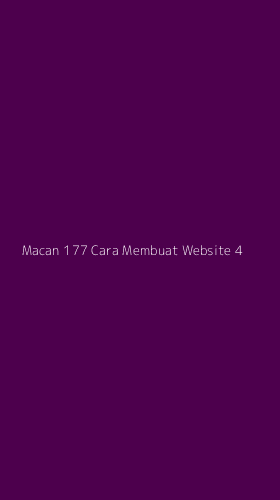 Tampilan Antarmuka Aplikasi Macan 177 Cara Membuat Website - 4