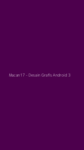Tampilan Antarmuka Aplikasi Macan17 - Desain Grafis Android - 3