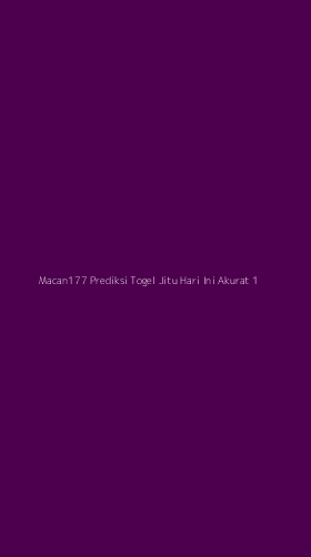 Tampilan Antarmuka Aplikasi Macan177 Prediksi Togel Jitu Hari Ini Akurat - 1