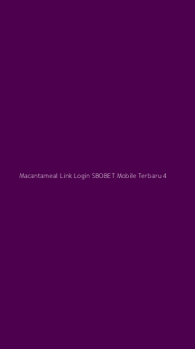 Tampilan Antarmuka Aplikasi Macantameal Link Login Sbobet Mobile Terbaru - 4