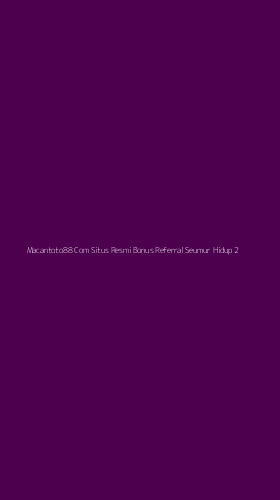 Tampilan Antarmuka Aplikasi Macantoto88 Com Situs Resmi Bonus Referral Seumur Hidup - 2