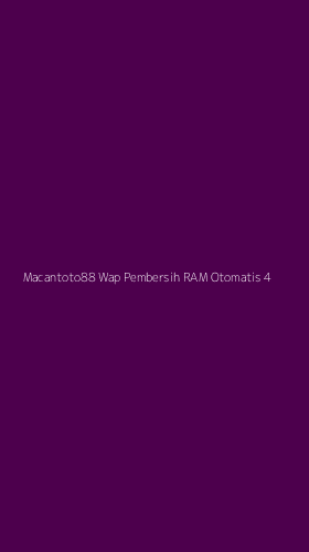 Tampilan Antarmuka Aplikasi Macantoto88 Wap Pembersih Ram Otomatis - 4