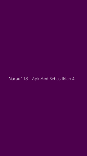 Tampilan Antarmuka Aplikasi Macau118 - Apk Mod Bebas Iklan - 4