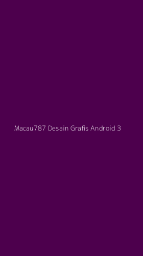 Tampilan Antarmuka Aplikasi Macau787 Desain Grafis Android - 3