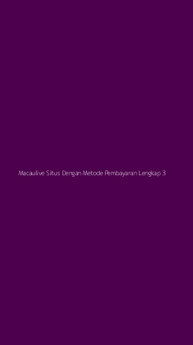Tampilan Antarmuka Aplikasi Macaulive Situs Dengan Metode Pembayaran Lengkap - 3
