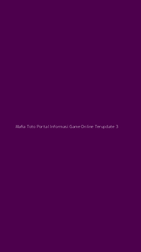 Tampilan Antarmuka Aplikasi Mafia Toto Portal Informasi Game Online Terupdate - 3