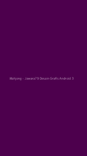 Tampilan Antarmuka Aplikasi Mahjong - 3